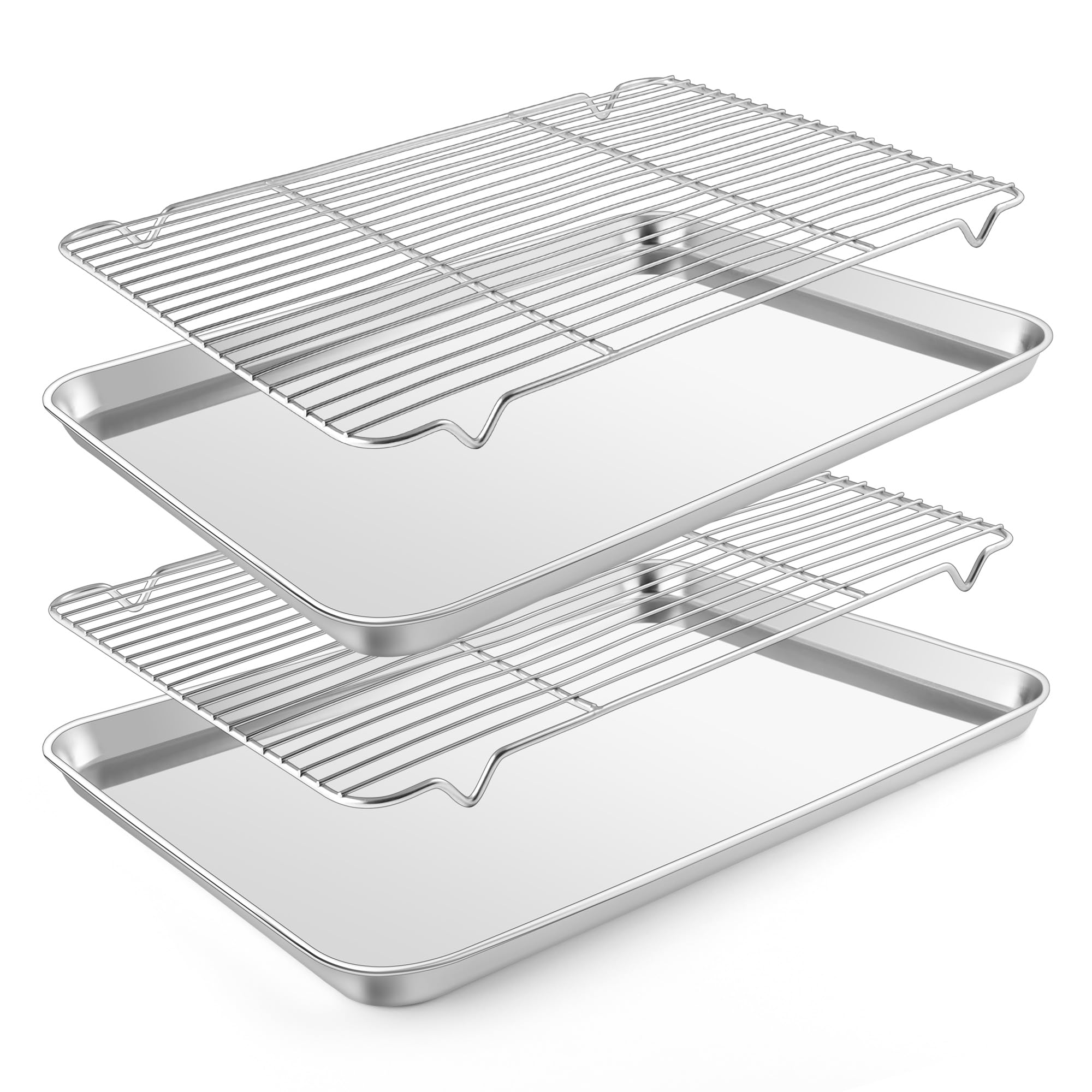 E-far Baking Sheet with Wire Rack Set