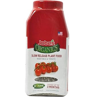 Jobe's Organics, LB, 2-3-4, Vegetable & Tomato Slow Release Fertilizer With Biozome