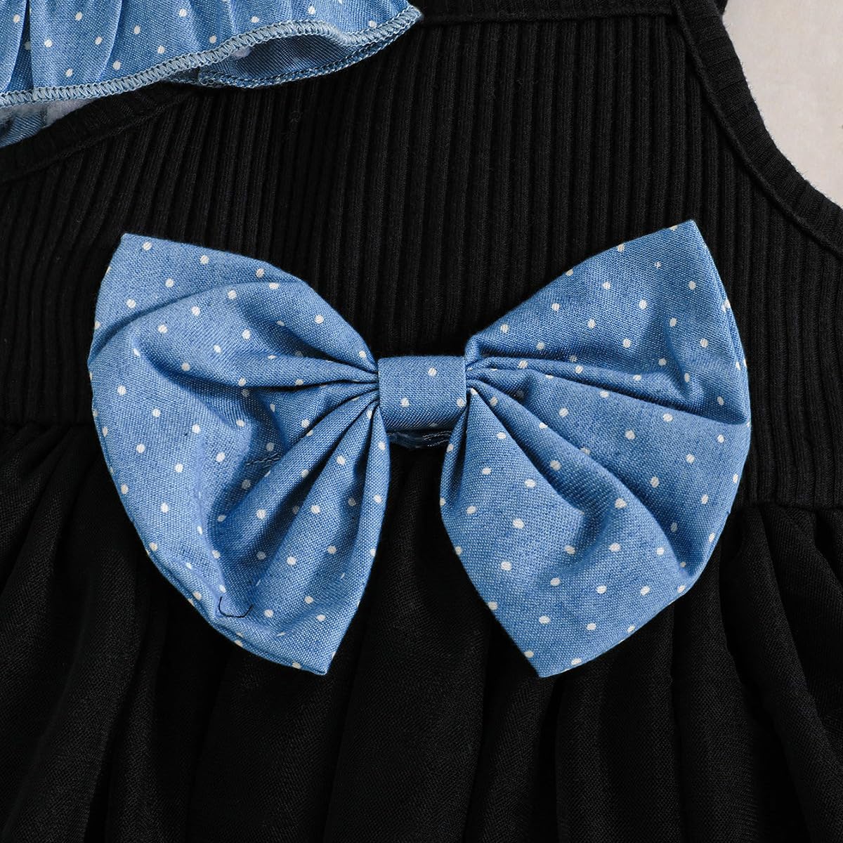 Conjunto de Tutú Vestido y Cárdigan para Bebe Niña Elegante Sin Mangas Pajarita Tul Vestidos y Cárdigan Set Verano Otoño 2 Piezas Vestido Ropa Trajes