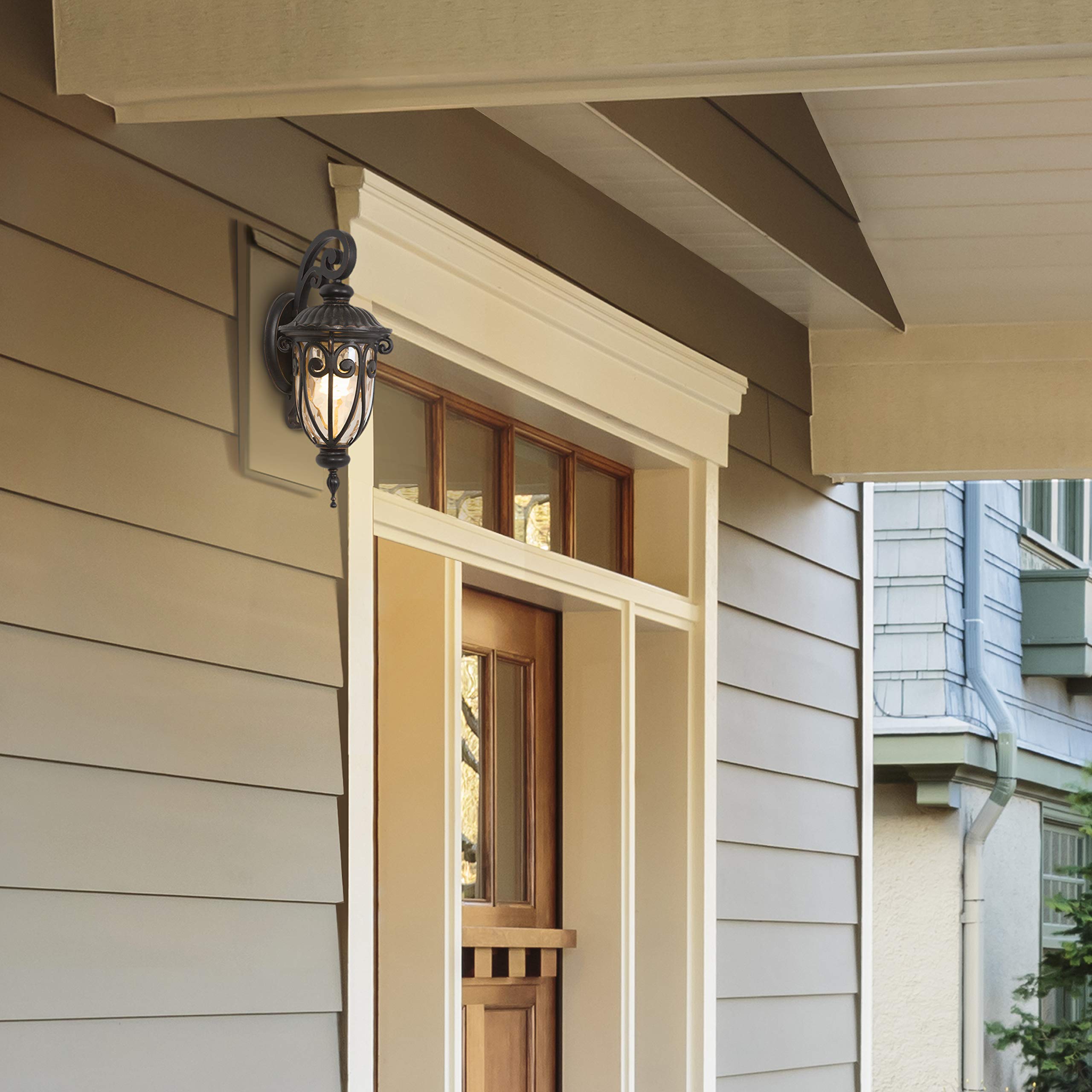 Amazon.co.jp: ヨセミテホームDecor fl519アウトドア壁取り付け用燭台