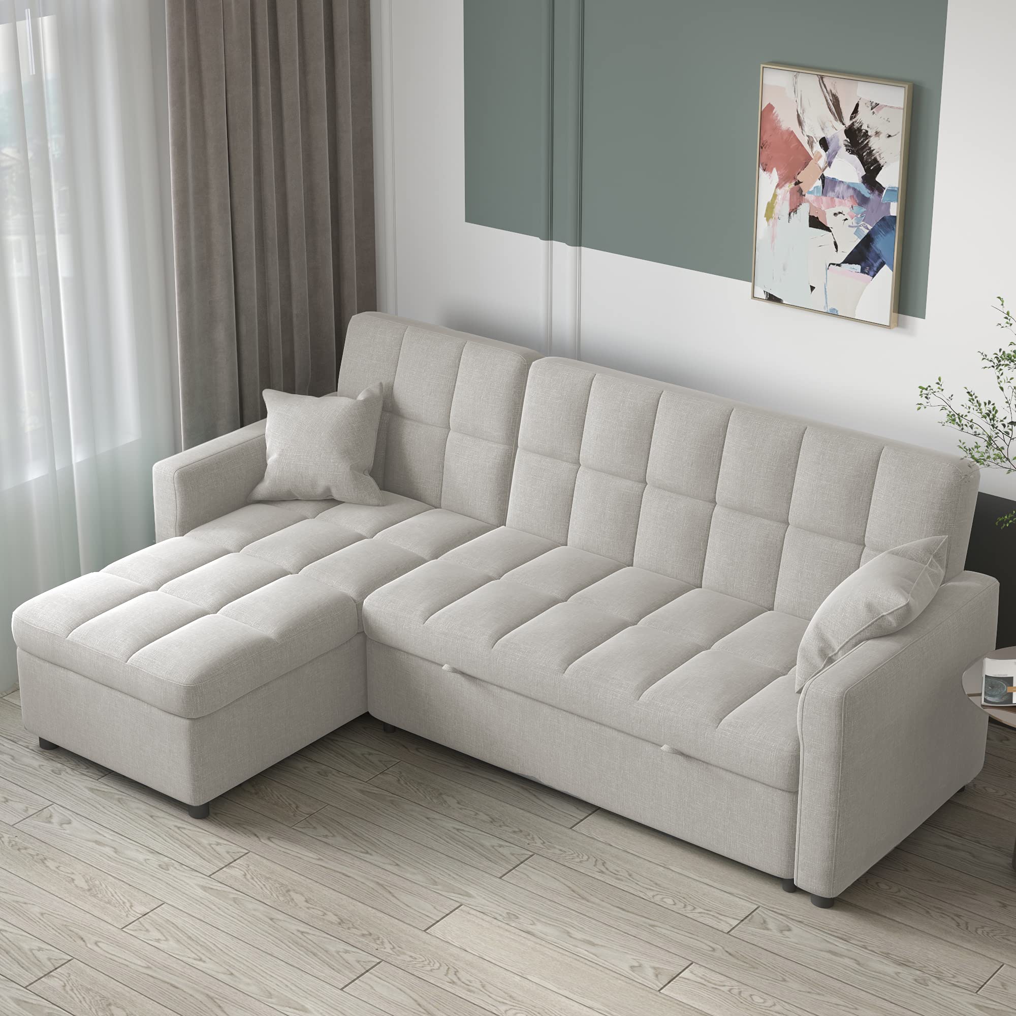 Buy MGH Reversible Sectional Sofa er, 82'' Wide Sectional Sofa Couch