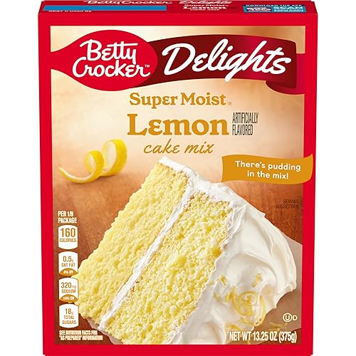 Miniatura 32 de Betty Crocker Delights Super Moist Party Rainbow Chip Cake Mix, 13.25 onzas (paquete de 12)
