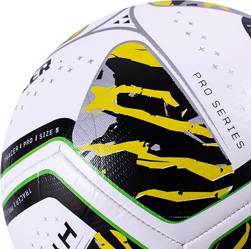 Miniatura 6 de Hy-Pro Tracer Training Football Adecuado para Entrenamiento Rápido Bomba Portátil de Doble Acción