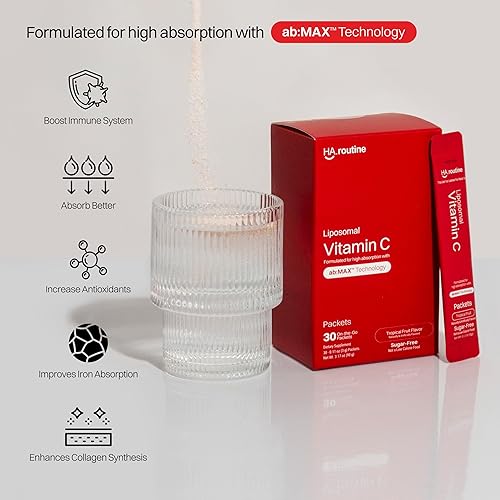 Miniatura 6 de Glutatión liposomal + colágeno marino avanzado + barras de polvo de vitamina C liposomal  Belleza diaria y apoyo antioxidante  Hidratación de la