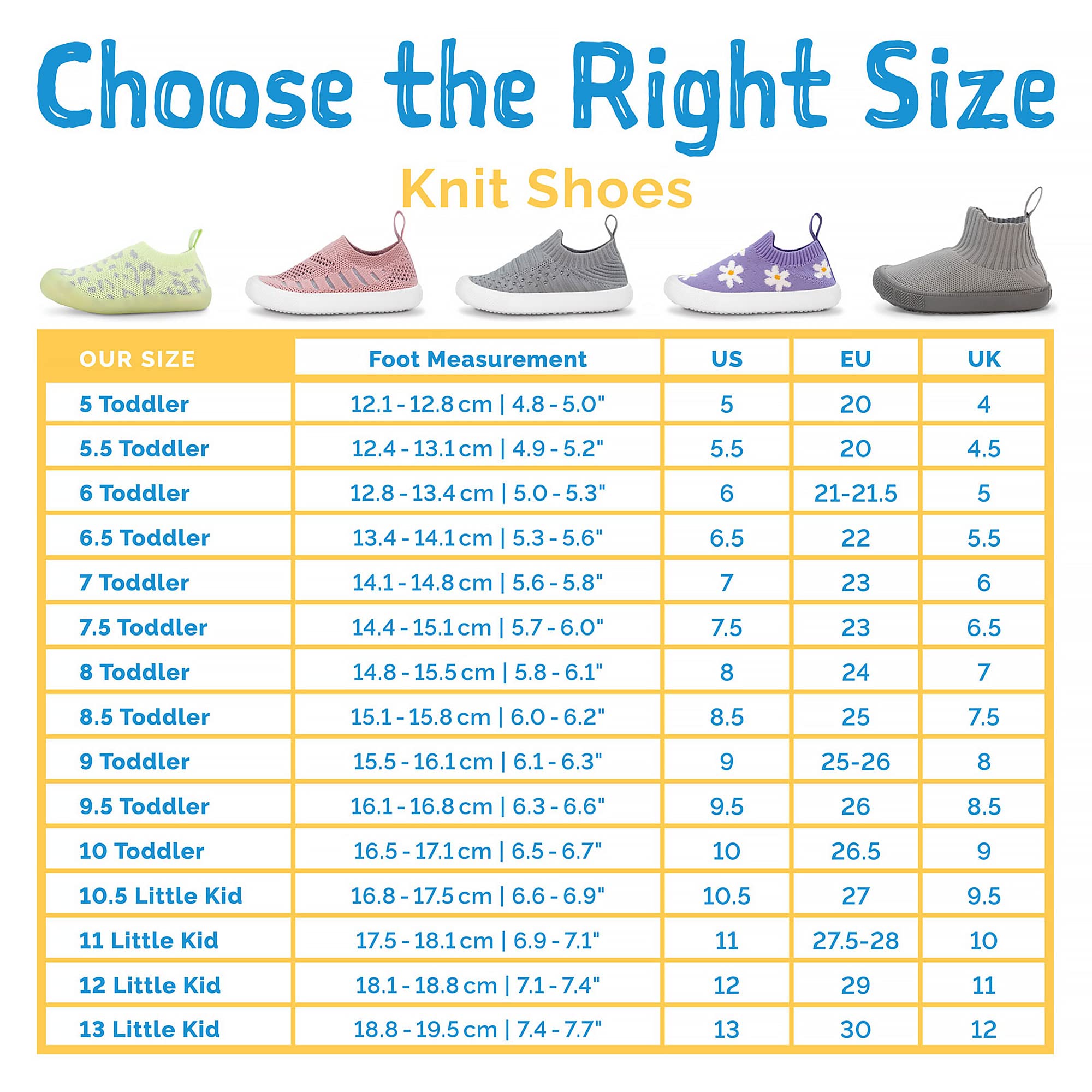 Jan & Jul Scarpe da ginnastica lavabili per bambini, sneakers grafiche leggere