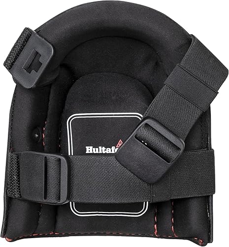 Miniatura 2 de Hultafors Work Gear HT5213 - Rodilleras de cuero de gel remachado para trabajo con cojín de gel grueso en capas, espuma de celda cerrada de alta