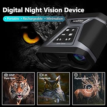 Amazon | DOOCK 4Kナイトビジョンゴーグル - 2024年