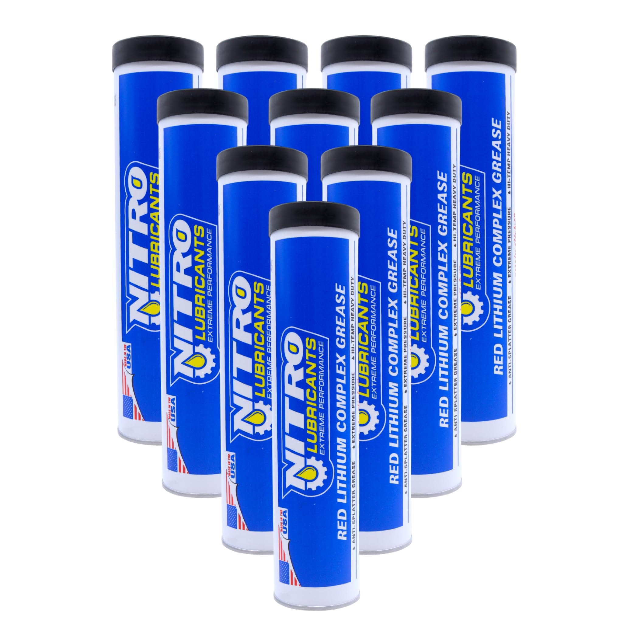 Sponsored Ad - Red Lithium Complex Grease – 14oz Tube for Automotive, Racing, Marine & Off-Road Use – Heavy-Duty, Extreme-Pressure, Multi-Purpose Grease, NLGI #2 (10-Pack)