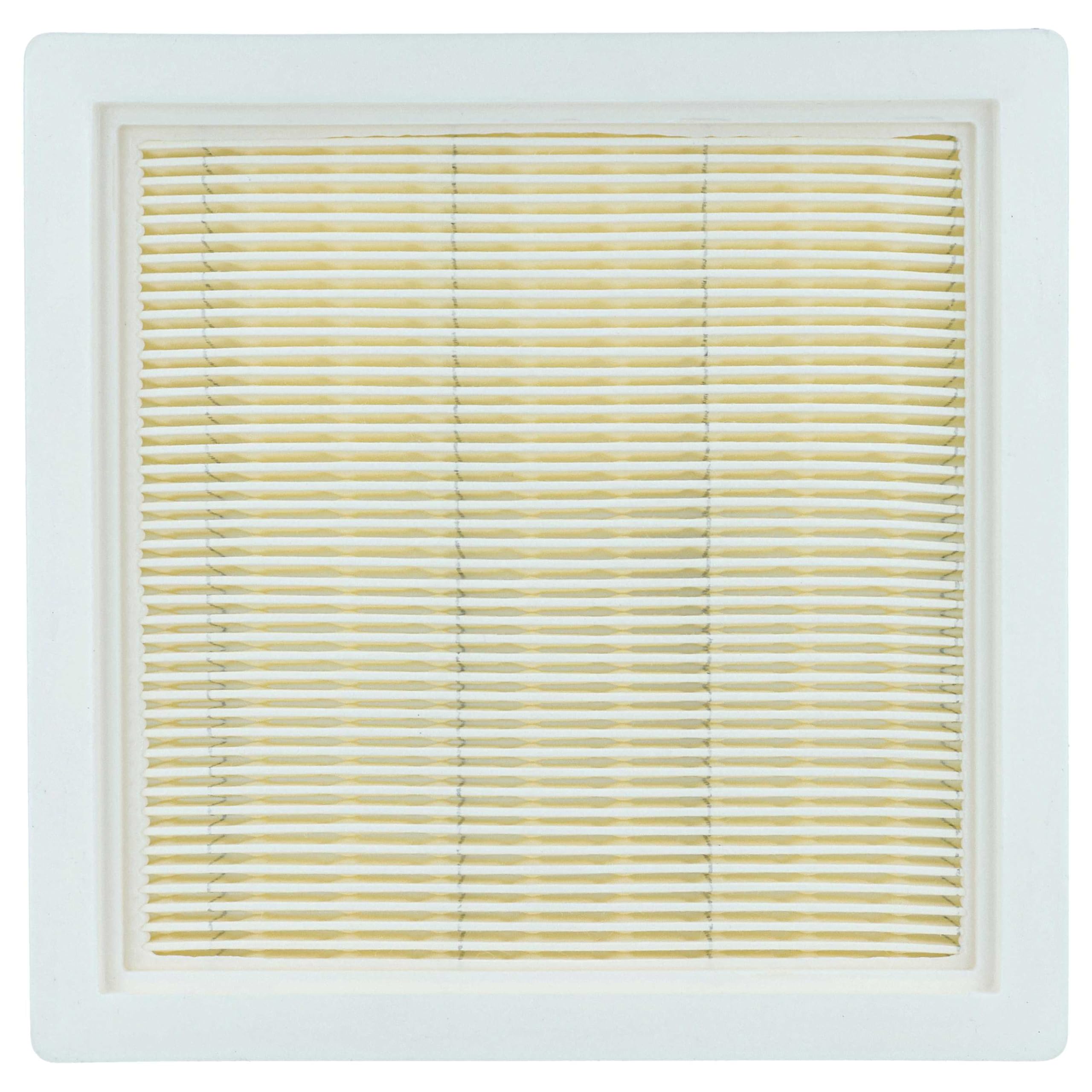 vhbw 3x Filtro plisado plano compatible con Bosch AdvancedVac 18V-8 aspiradora - Elemento filtrante