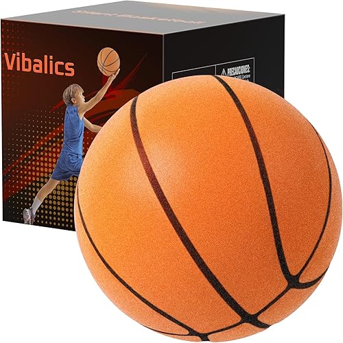 Baloncesto silencioso  Bola de espuma silenciosa tamaño 3 para entrenamiento en interiores  Diseño acanalado de alto rebote para goteo silencioso,