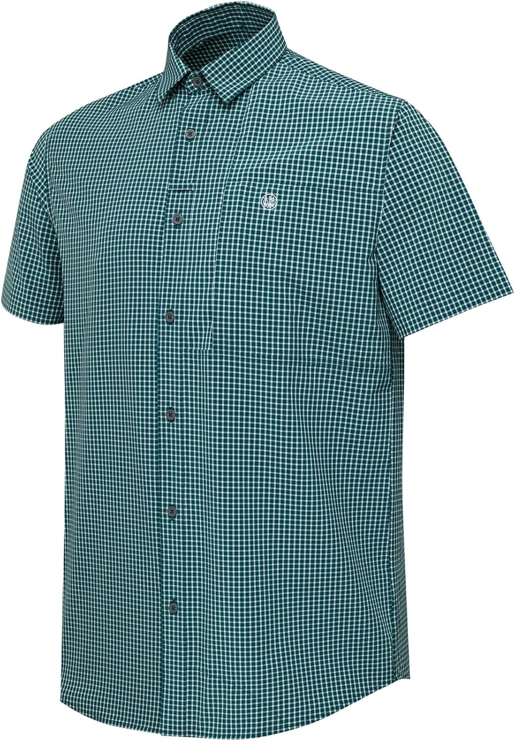 Beretta Men's Hovis Flex Performance UPF 50+ Sun Protection Outdoor Short Sleeve Button-Down Shirt with Hidden Chest Pockets