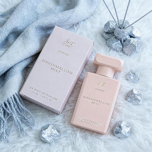 Miniatura 7 de Perfume de niebla de malvavisco para mujeres y hombres, aroma dulce de vainilla de malvavisco, fragancia acogedora de postre, larga duración de más