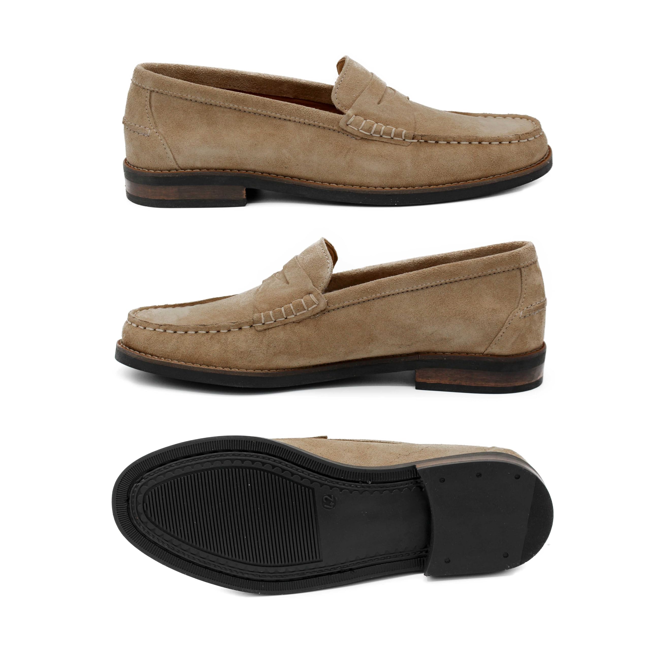 Zerimar Zapatos Castellanos, Mocasin Antifaz, Zapatos de Vestir Hombre Fabricados en España