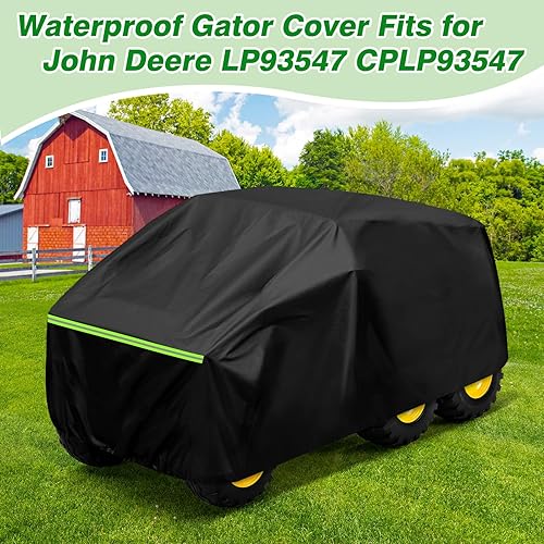 Miniatura 6 de Funda impermeable para John Deere LP93547 CPLP93547, 210T Sun Rain UV Dust Snow Protección para todo tipo de clima, cubierta resistente de tamaño