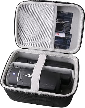 Hard EVA Carrying Case Compatible with Sony FDR-AX53/ FDR-AX43/Panasonic HC-V785/HC-V770/ kimire/SEREE Video Camera Full HD 1080P Camcorder package case