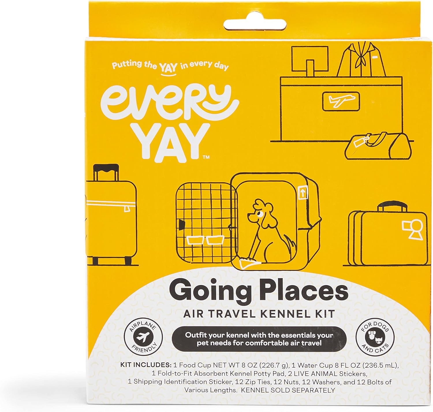 EveryYay Petco Brand Going Places Air Travel Dog Kennel