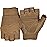 FIORETTO Fingerless Gloves for Airsoft Shooting Half Finger Hunting Hiking Cycling Driving Motorcycle Climbing Work Gloves, Sand S