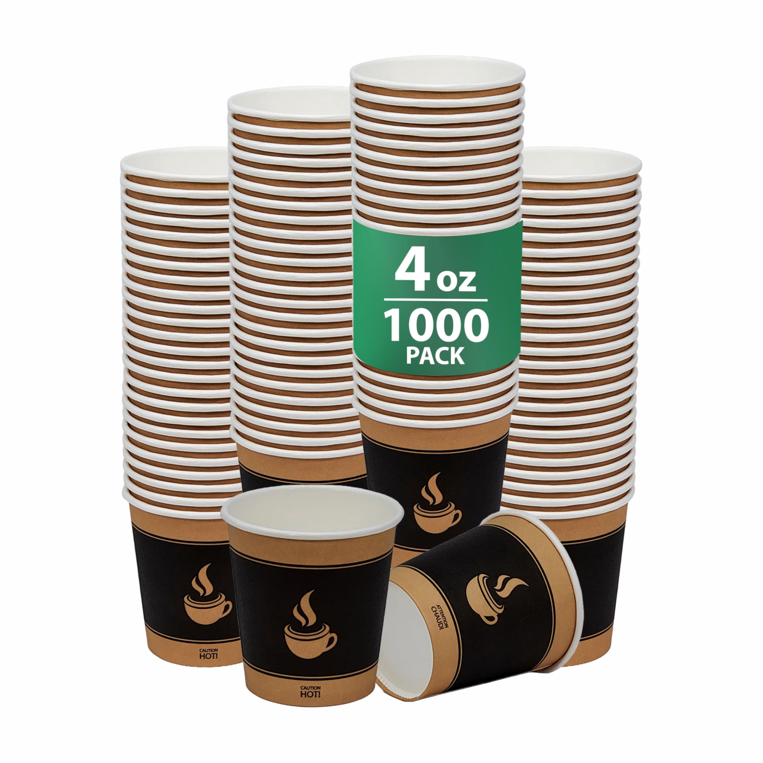 Morning Dew (4 oz, 1000 ct) Hot Paper Cup, to Go Espresso Cups ...