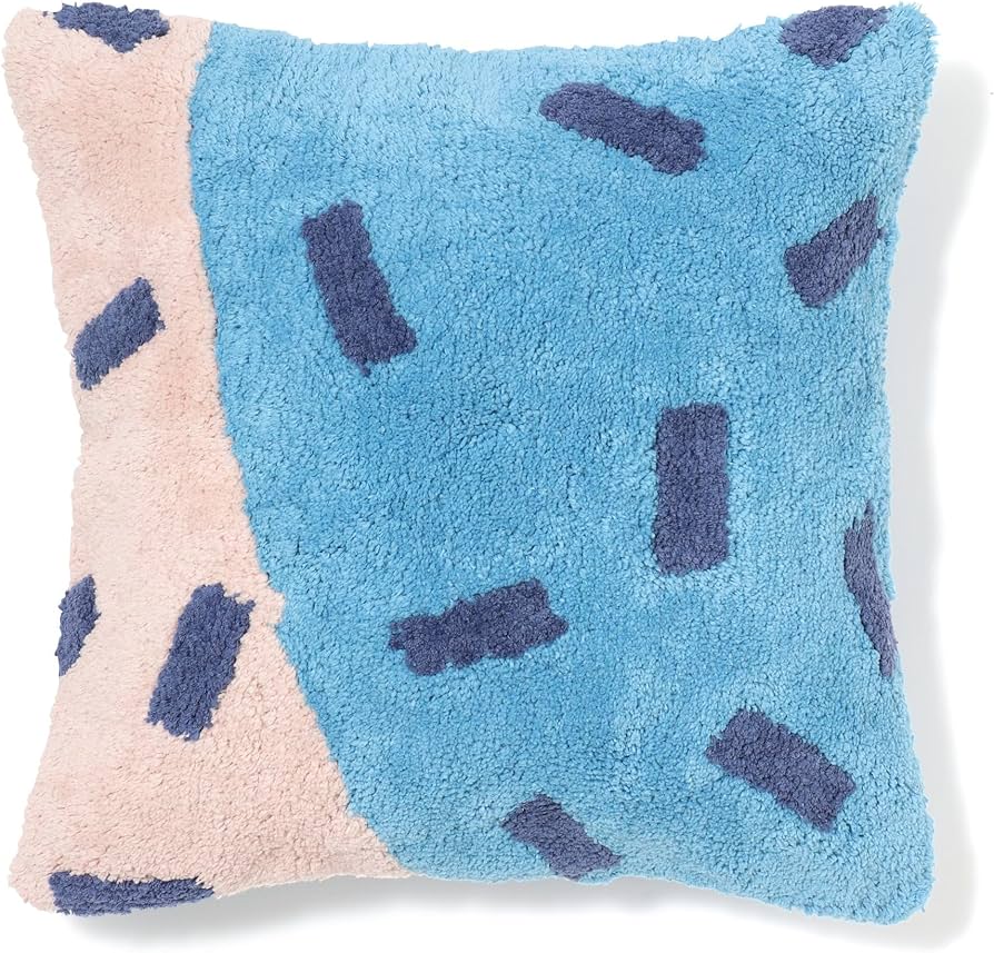 クッションカバー　【ブルー】 IDEE CALEIDO クッションカバー 40cm角 Indigo｜クッション｜IDEE SHOP