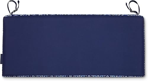 Miniatura 7 de Classic Accessories Vera Bradley by Classic Accessories - Cojín para banco de patio, resistente al agua, 54 x 18 x 3 pulgadas, Ikat Island, cojines