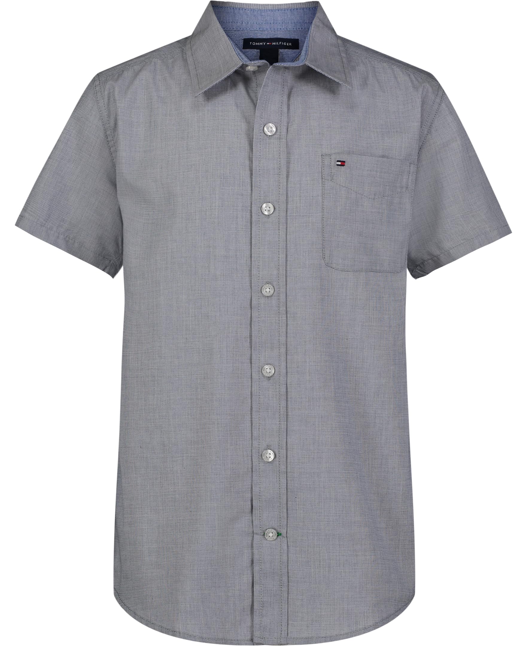 Boys' Short Sleeve Woven Button-Down Shirt