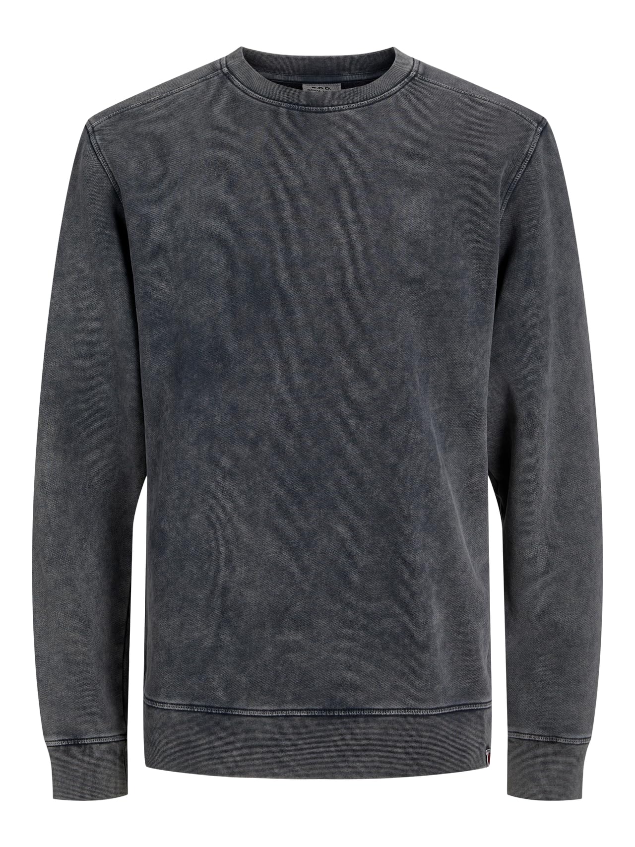 R.d.d. royal denim division Rdddawson Overdye Crew Neck Sweat L/S Sn, black, L