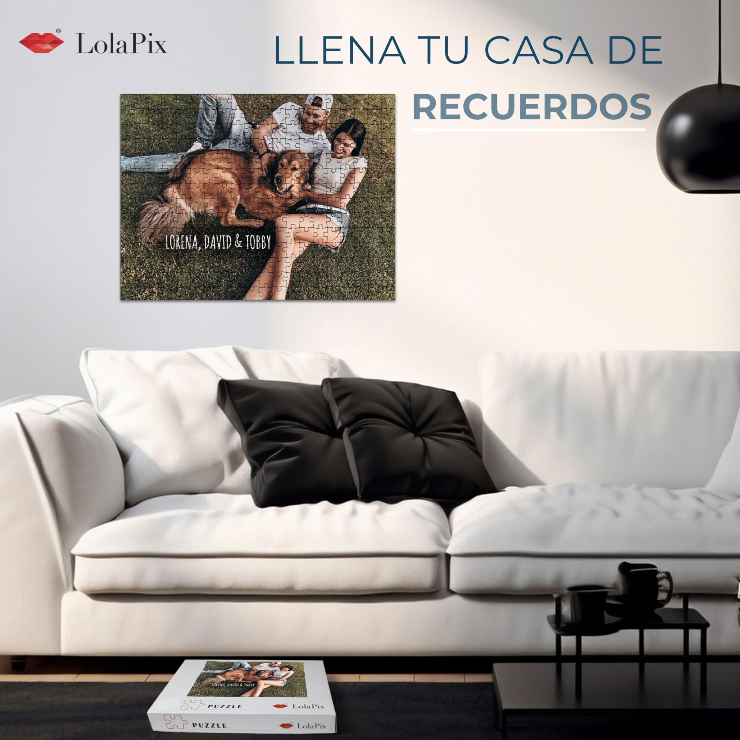 Puzzle Personalizado con Foto 500/1000 Piezas 68x48CM. Puzzles Personalizados con Fotos y Texto. Rompecabezas Personalizado Adultos y Niños. Regalo Día de la Madre. Regalos Originales Mujer y Hombre.