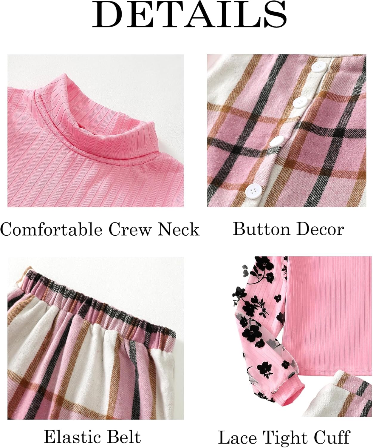 Girl Skirt Sets Casual Winter Fall Dresses Cute Clothes Outfit for Girls - Image 5