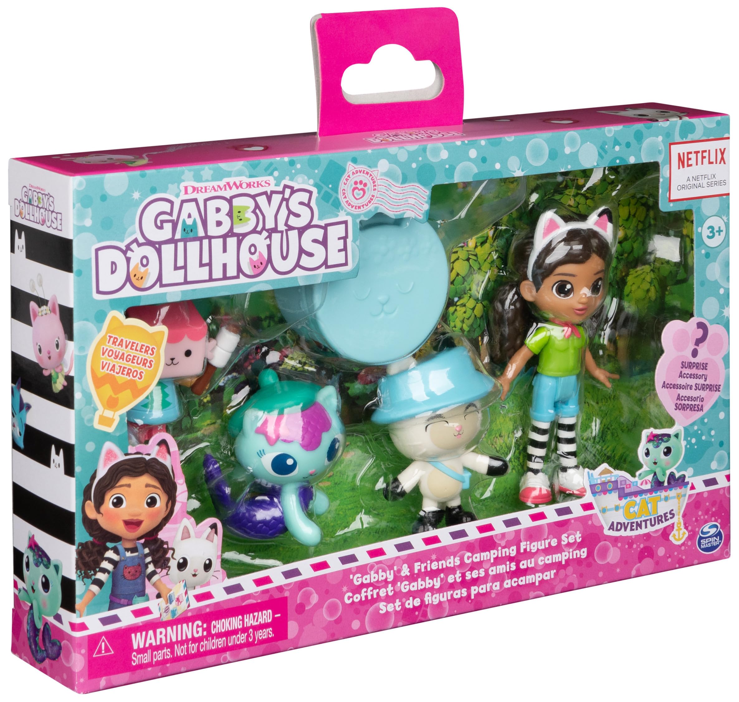 La Casa De Muñecas De Gabby – Pack 4 Figuras + Caja Sorpresa Con Accesorio Misterioso, Para Niños +3 Años