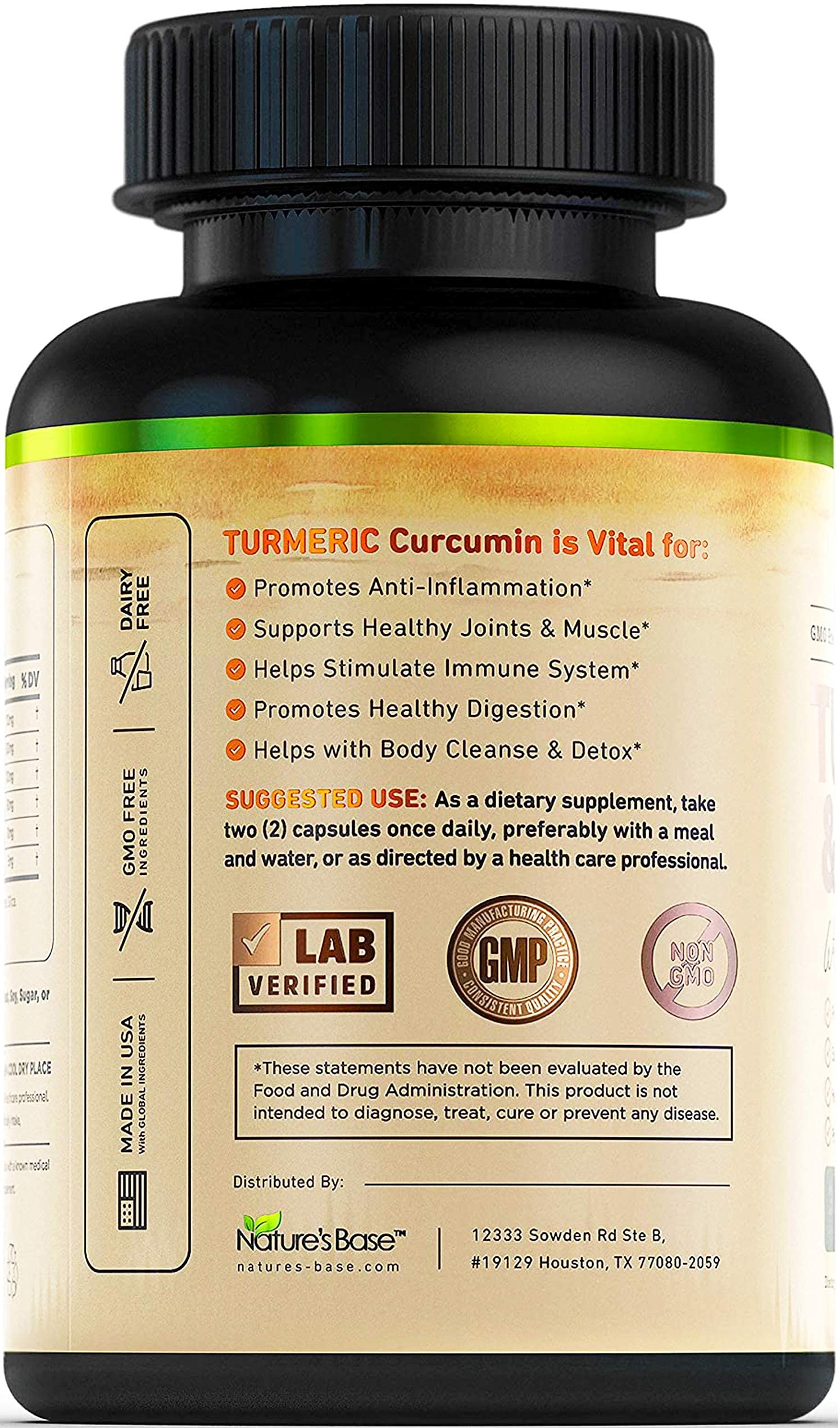 Turmeric Curcumin Supplement with Ginger & Apple Cider Vinegar