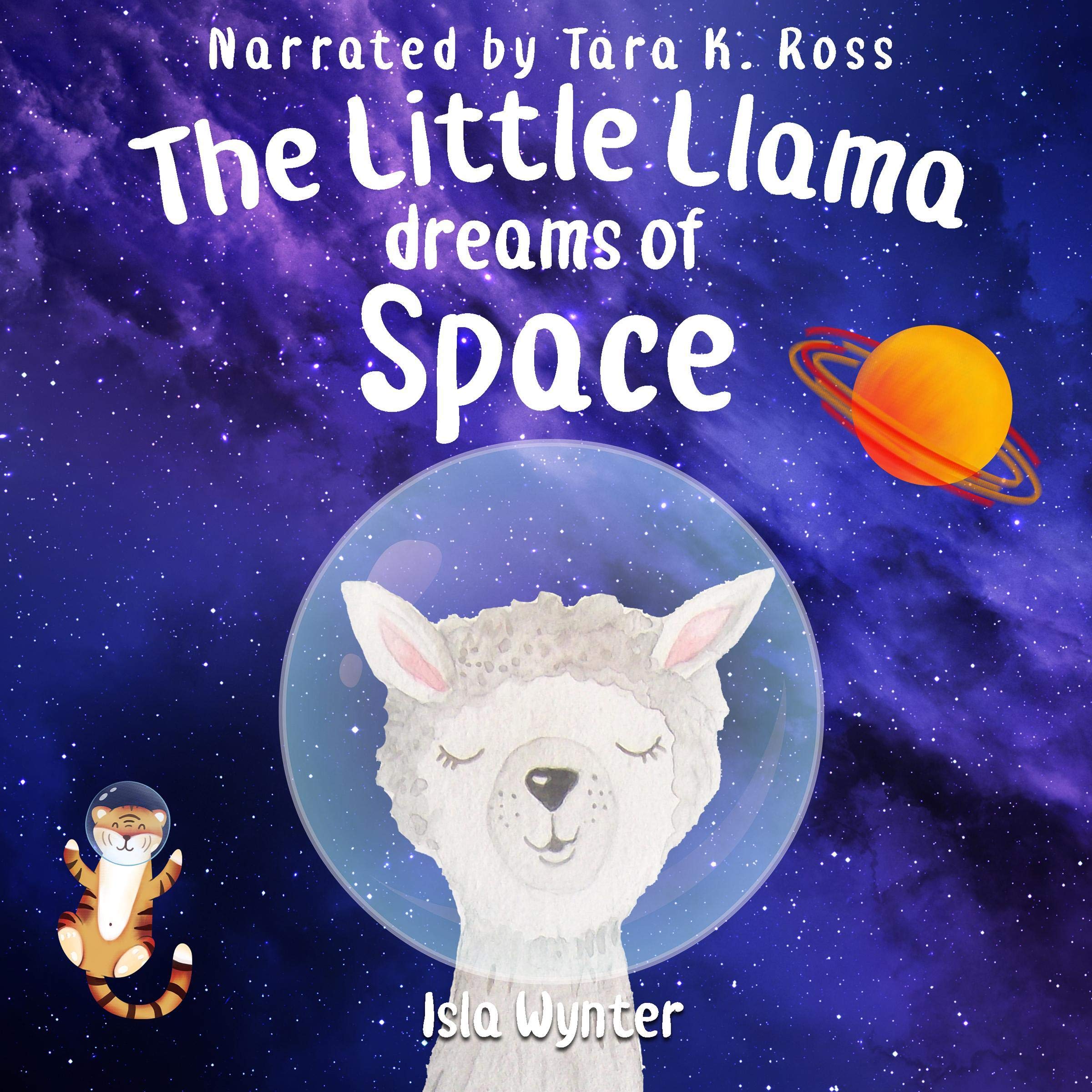 Cover art for The Little Llama Dreams of Space
