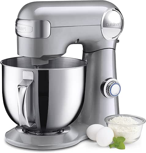 Cuisinart Stand Mixer, 12 Speeds, 5.5-Quart Mixing Bowl, Chef's Whisk,