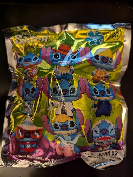 Disney - Stitch 3D Foam Bag Clip - Series 6