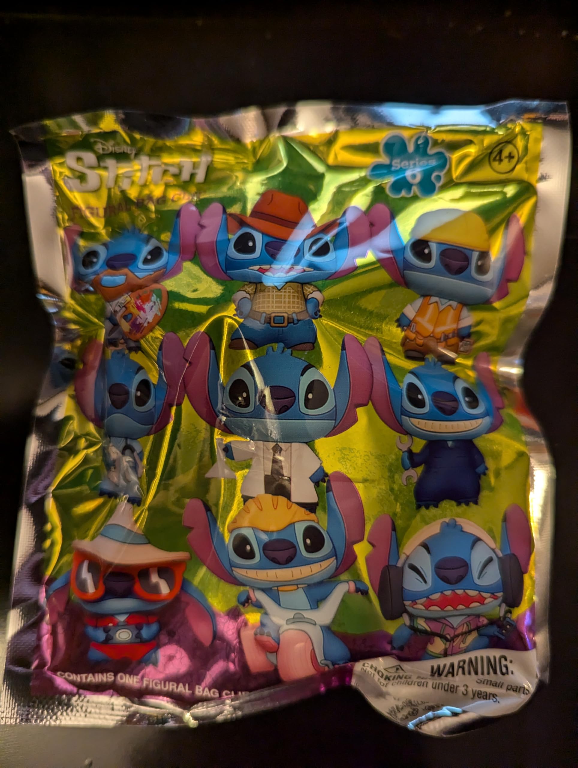 Amazon.com: Monogram - Disney - Stitch 3D Foam Bag Clip - Series 6