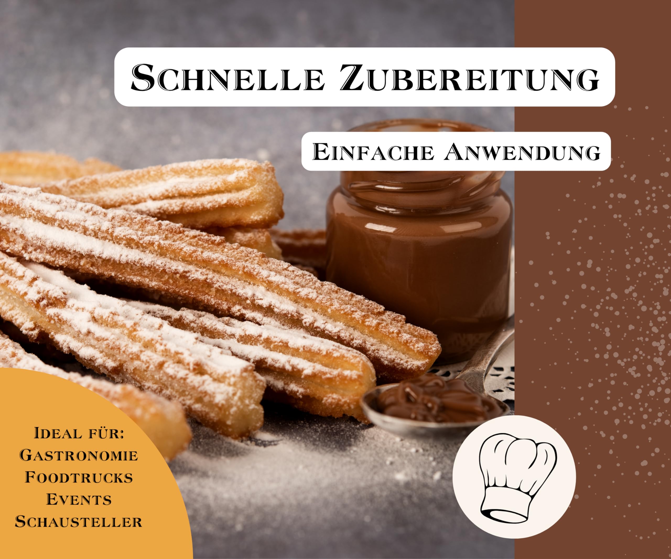 BEST BACK Churros Backmischung 5 kg Großpackung