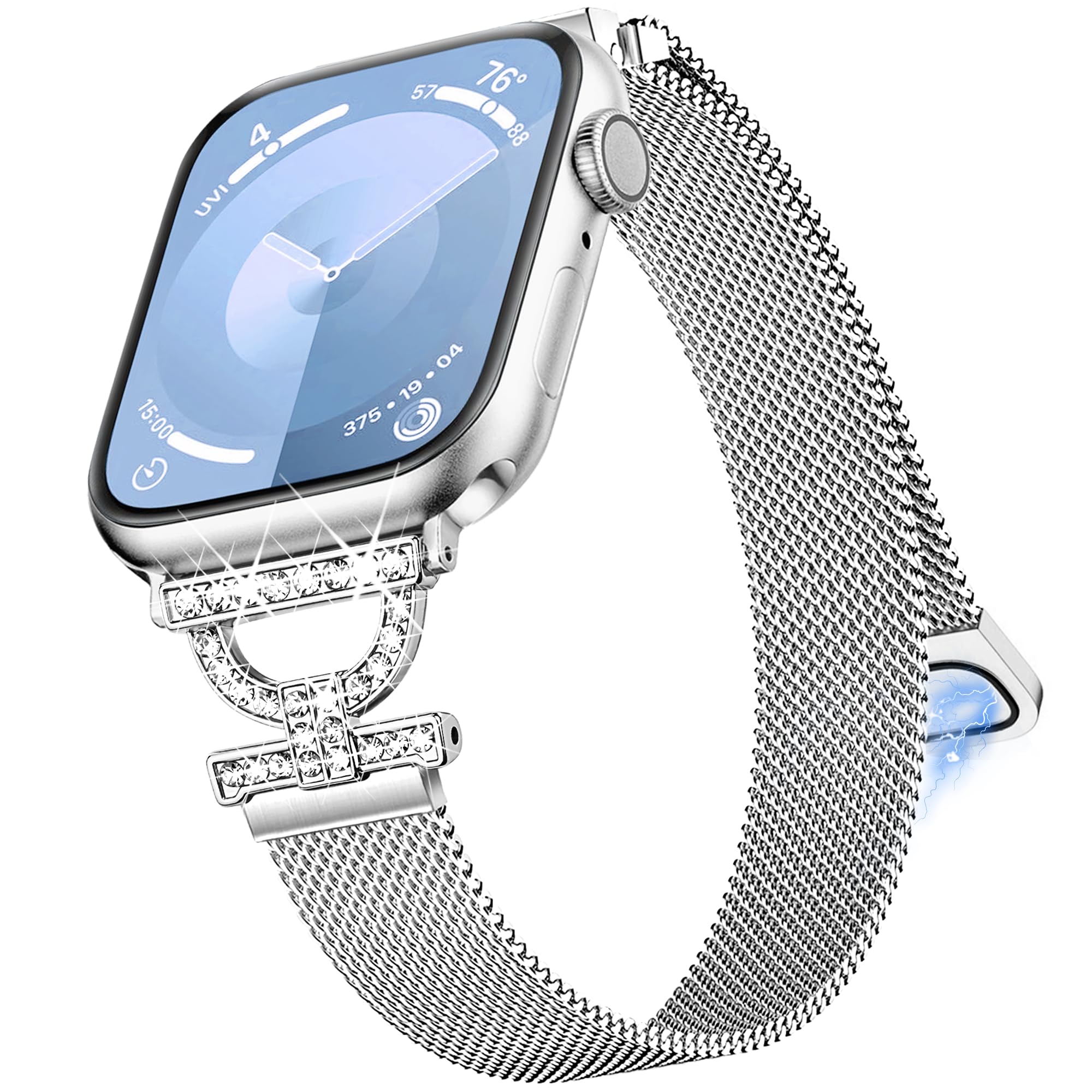 Aniaboho 20mm Metall Armband Kompatibel für Samsung Galaxy W