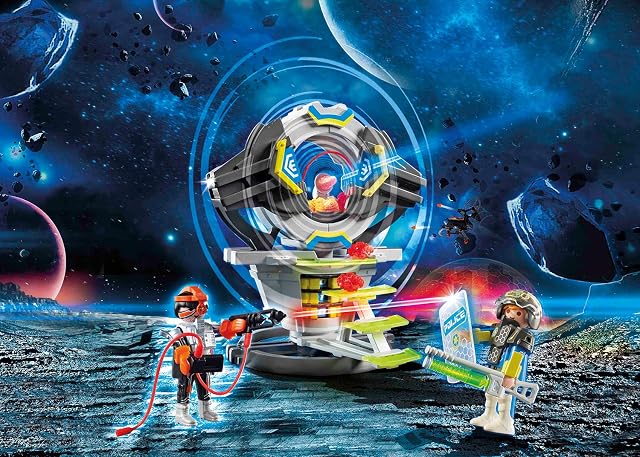 Foto 2 de 6 de PLAYMOBIL Galaxy Police 70022 Caja Fuerte con Código Secreto