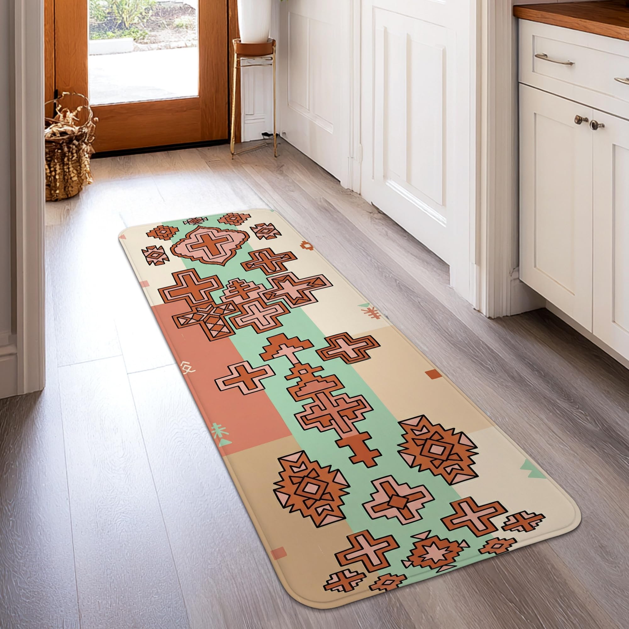 Tapis de couloir antidérapant et résistant pour la cuisine