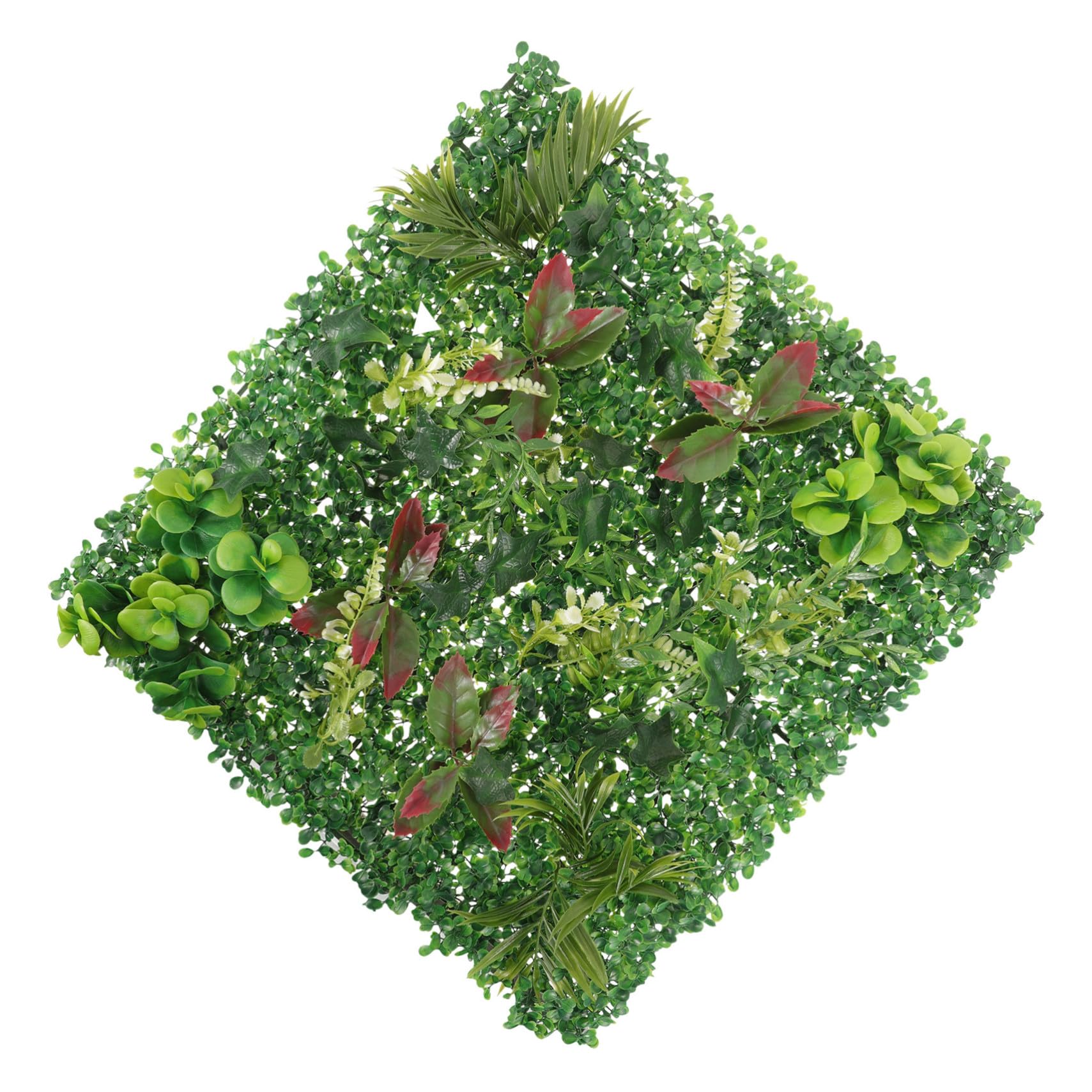 SUPVOX Mur Végétal Artificiel Vert en Ldpe Installation Facile et Résistance UV pour Décoration Balcon et Terrasse, Fond Végétal Solide et Esthétique