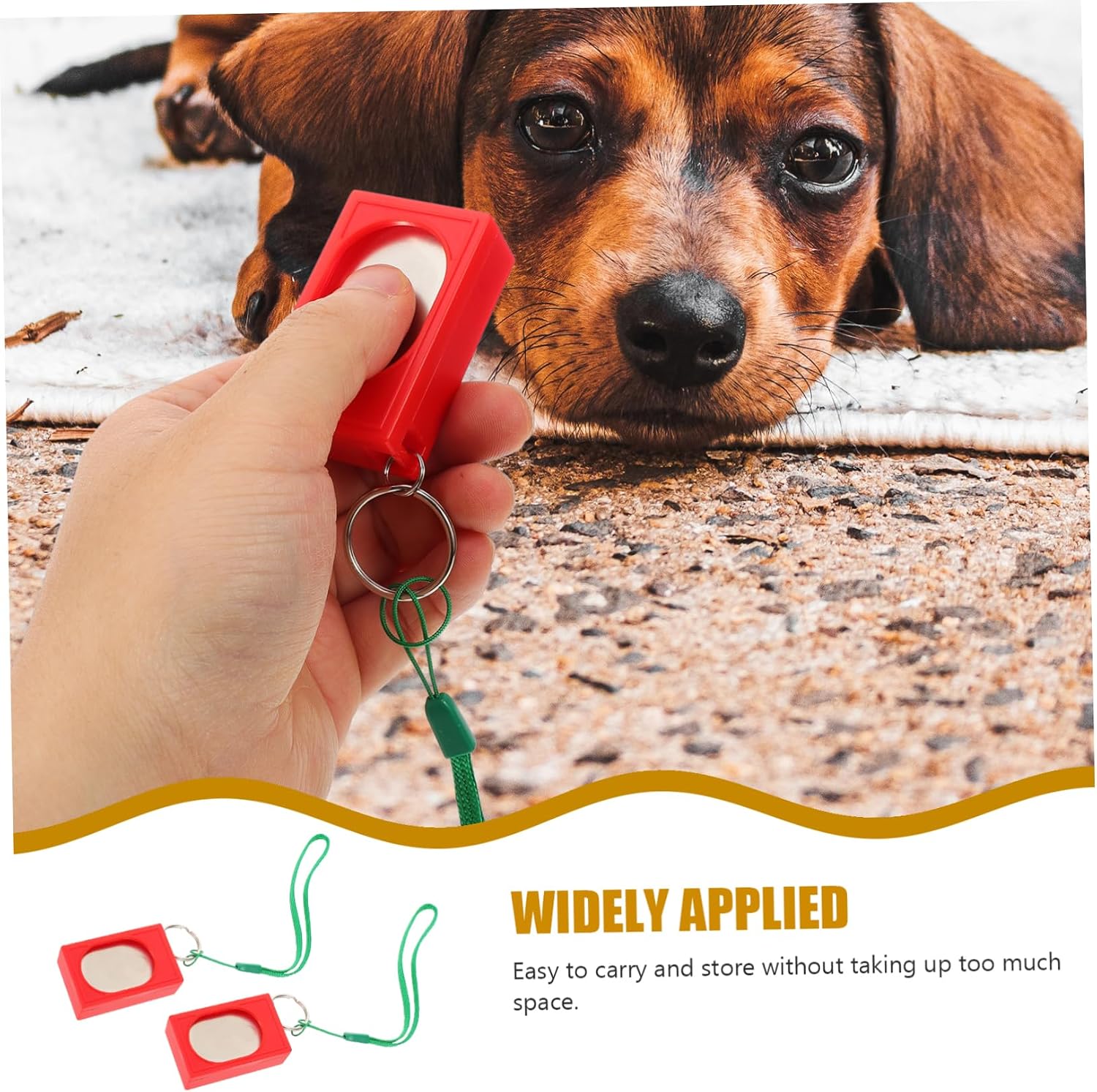 Mipcase 2pcs Dog Barking Control Devices Pet Training Clickers Puppy Potty Training Clickers for Dogs Bird Kit
