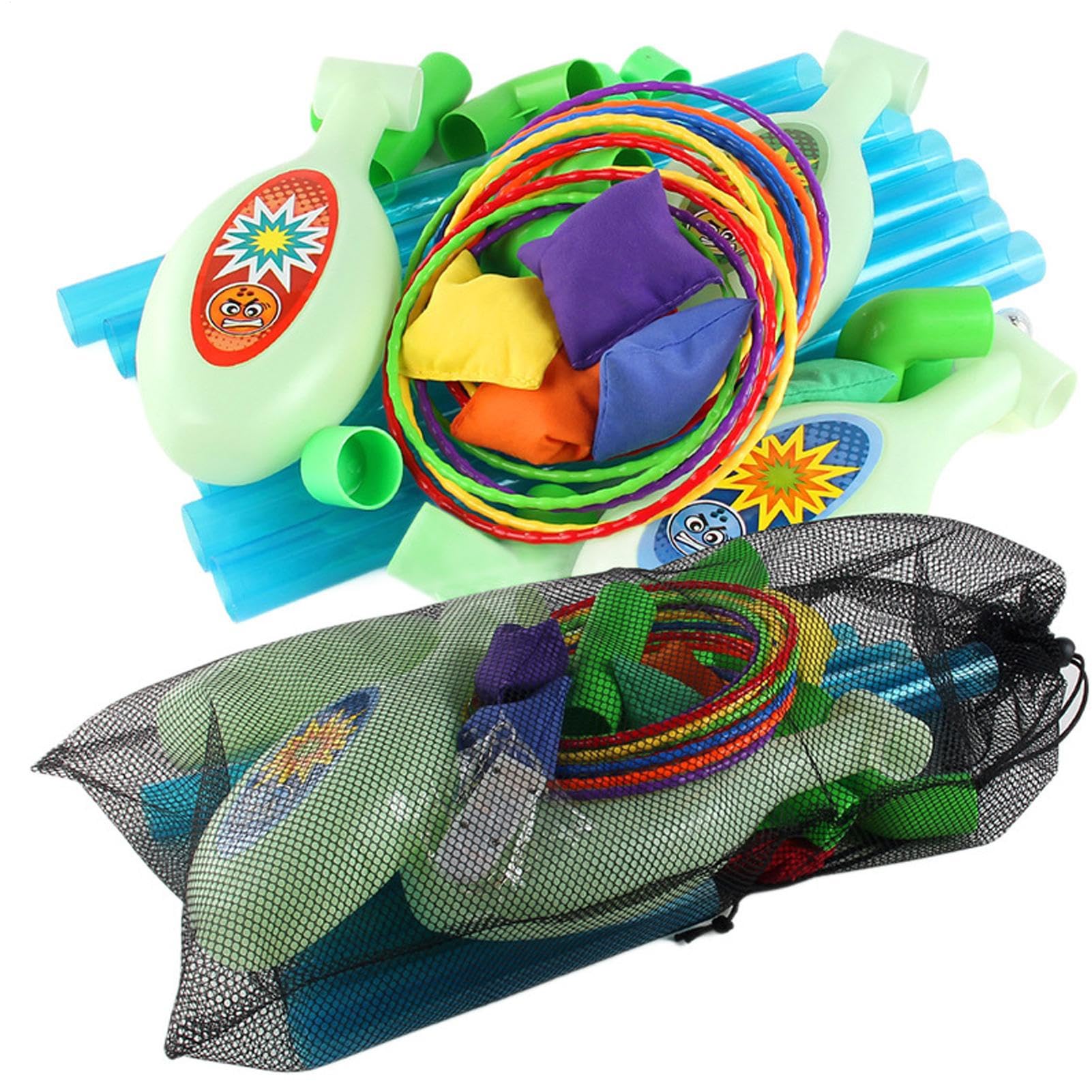 Wurfspiel – Komplettes Aufbewahrungs-Set – Wurfsäcke für Kinder | für Outdoor, Hof, Garten, Park, Sport, Party, Erwachsene, Jungen und Mädchen