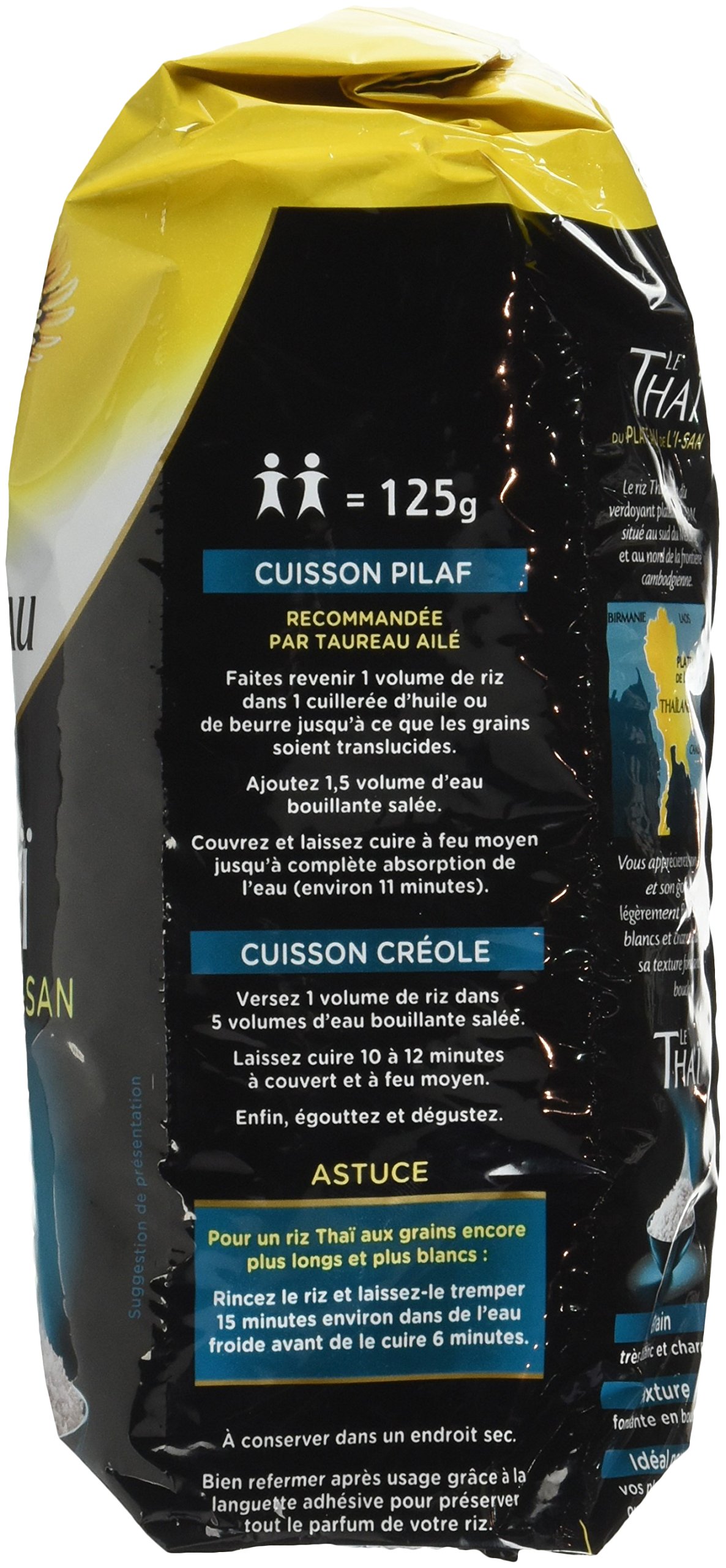 Taureau Ailé Riz Thaï 1 kg - Lot de 5