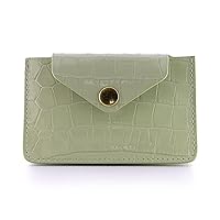 Amazon.com: Womens Small Compact Card Case Luxury Genuine