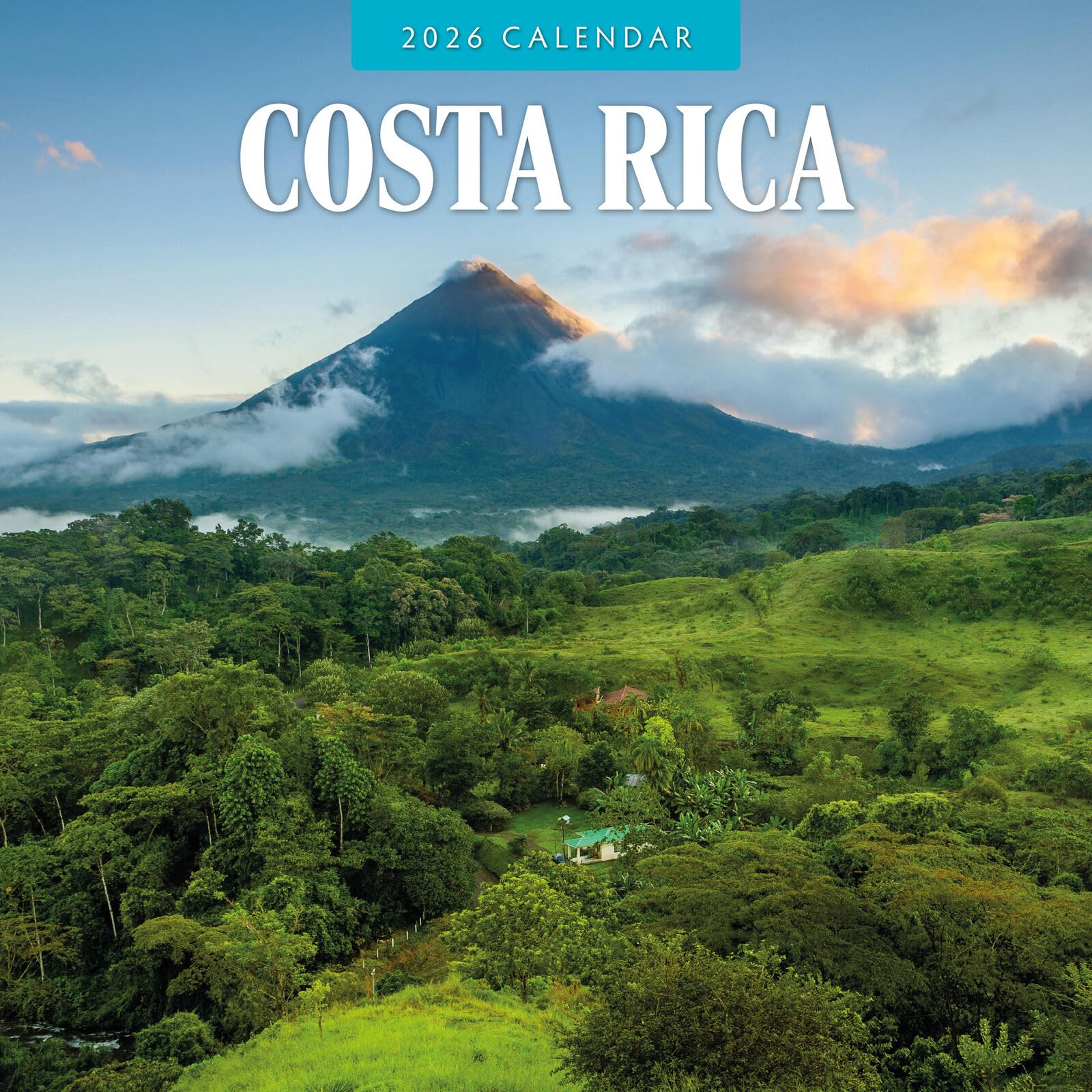 Costa Rica 2026 Square Wall Calendar