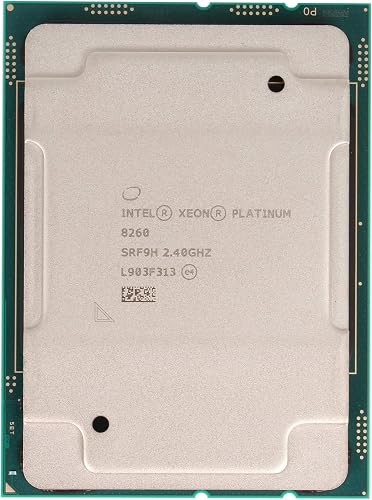 Intel Xeon Platinum 8260 Processor 24 Core 2.40GHZ 36MB Cache TDP 165W (CD806950