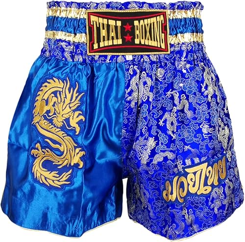 Kurop Pantalones cortos de boxeo Muay Thai MMA artes marciales Kickboxing Fight Sport Ropa