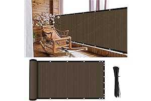 3ft x 16.5ft Decorative Porch Railing Privacy Screen Net