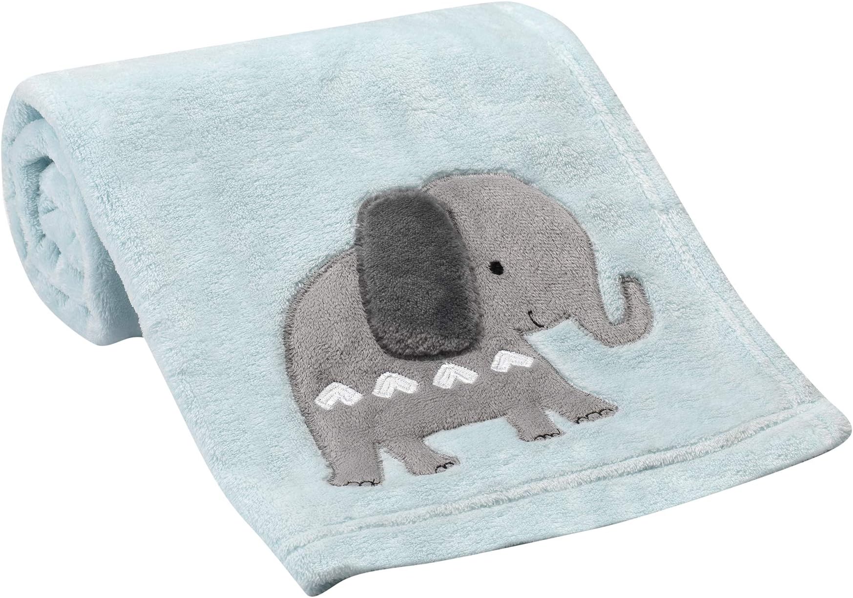 Bedtime Originals Jungle Fun Baby Blanket, Blue