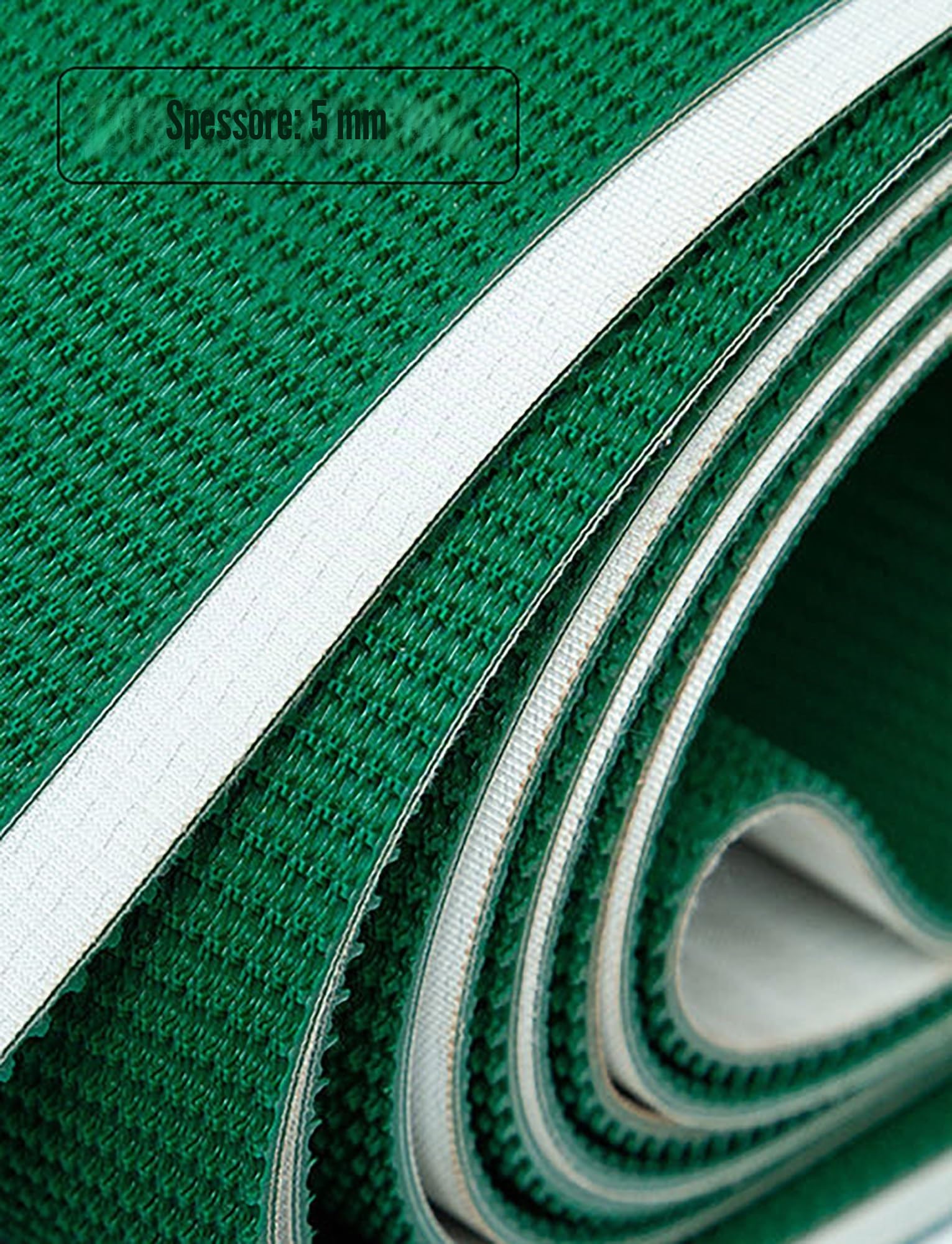 Nastro Trasportatore per Trasmissione, PVC, Spessore 4MM, Uso Industriale, Nastro Trasportatore Durevole per Produzione Commerciale