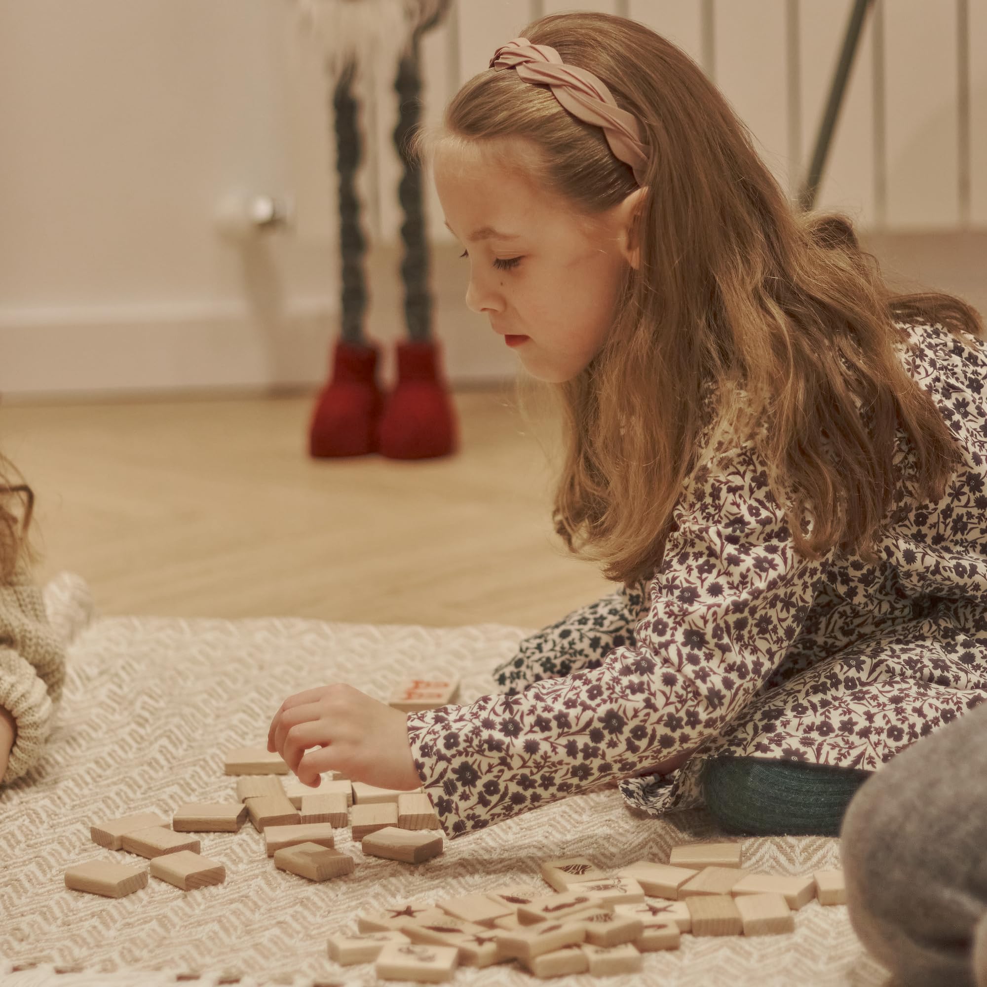 Mahjong de Madera Infantil – Juego Educativo de Criaturas Marinas y Animales Salvajes para Memoria, Lógica y Motricidad Fina